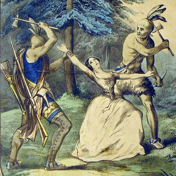19th-century depiction of the murder of Jane McCrea